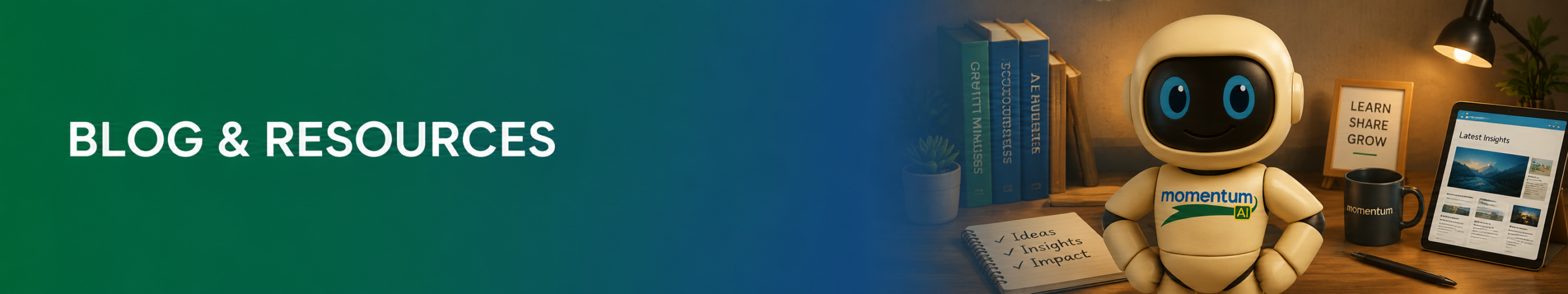 Momentum AI blog and resources