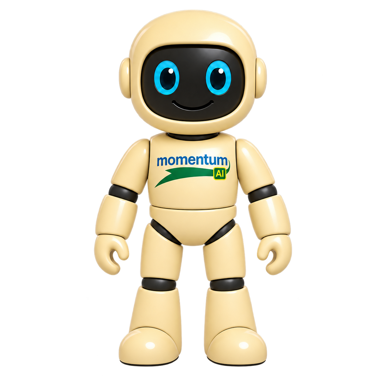 Mo, the Momentum AI mascot